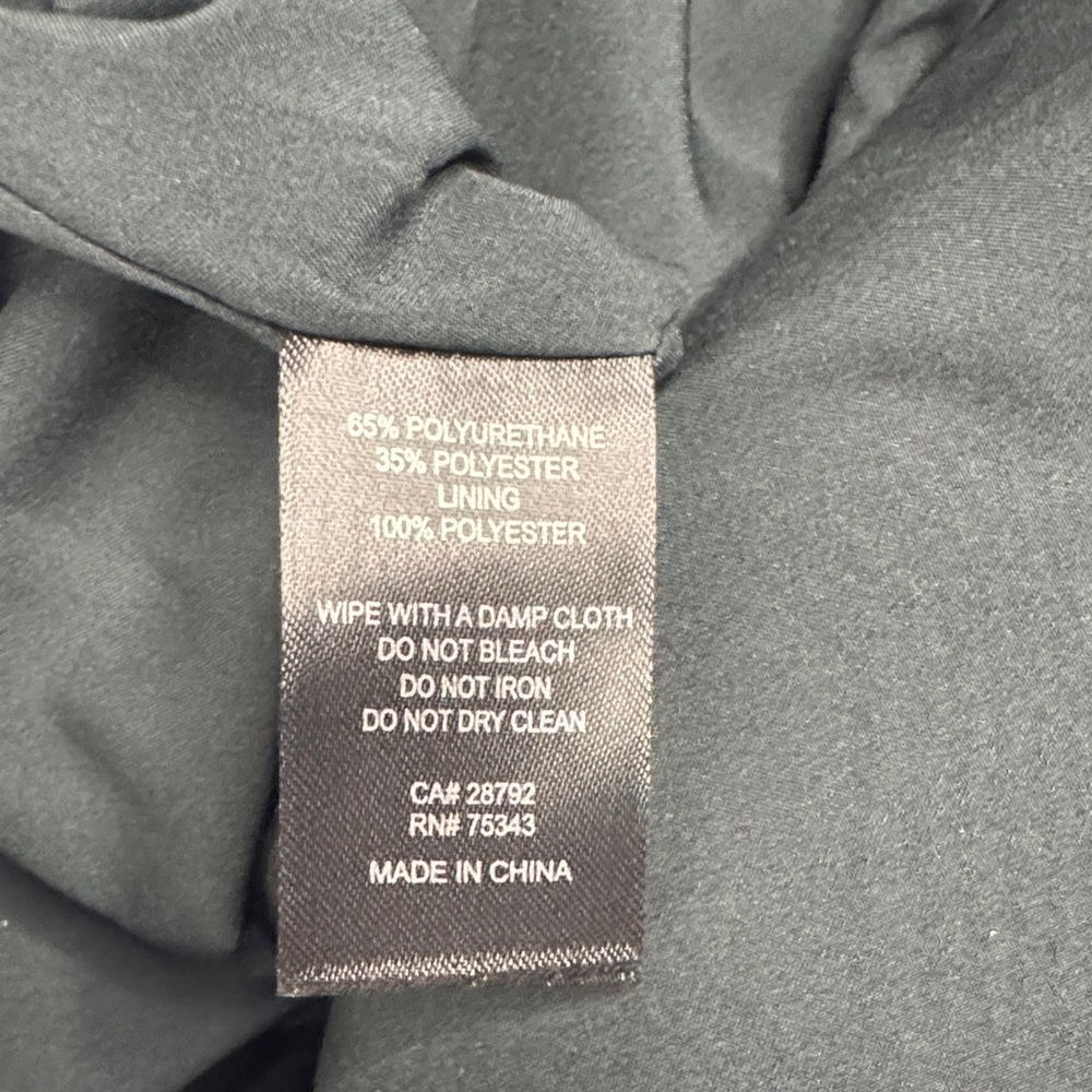 House of Harlow 1960 Dark Green Faux Leather Mini Skirt size 6 - Picture 3 of 5